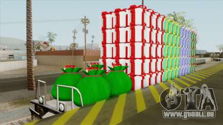 Christmas Railway Wagon für GTA San Andreas