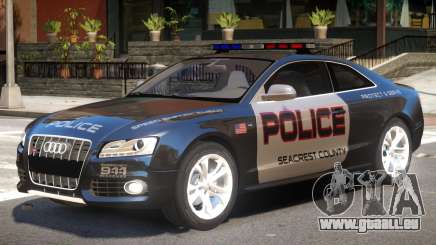 Audi S5 Police V1 pour GTA 4