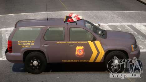 Chevrolet Tahoe Y12 Police pour GTA 4