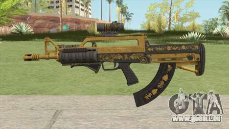 Bullpup Rifle (Three Upgrade V2) Main Tint GTA V für GTA San Andreas