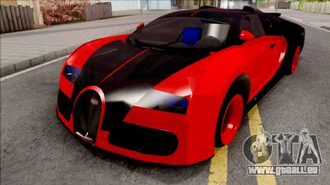Bugatti Veyron Red pour GTA San Andreas