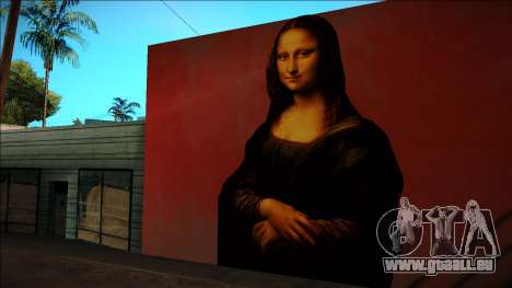 Wandbild Mona Lisa für GTA San Andreas