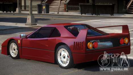 1987 Ferrari F40 für GTA 4