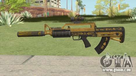 Bullpup Rifle (Three Upgrade V5) Main Tint GTA V für GTA San Andreas