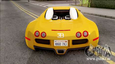 Bugatti Veyron HQ Interior für GTA San Andreas