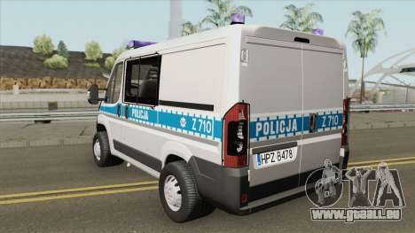 Fiat Ducato (Policja KSP) pour GTA San Andreas