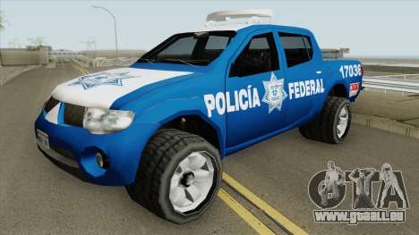 Mitsubishi L200 (De La Policia Federal Mexicana) für GTA San Andreas