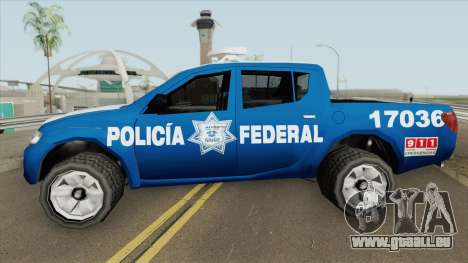 Mitsubishi L200 (De La Policia Federal Mexicana) für GTA San Andreas