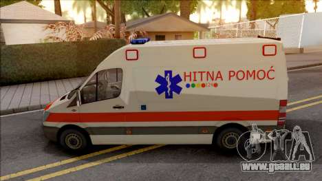 Mercedes-Benz Sprinter Ambulans Hitna Pomoc für GTA San Andreas