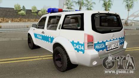 Nissan Pathfinder (Policja KMP Biala Podlaska) für GTA San Andreas