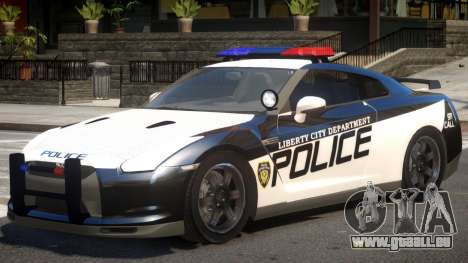 Nissan GTR Police für GTA 4