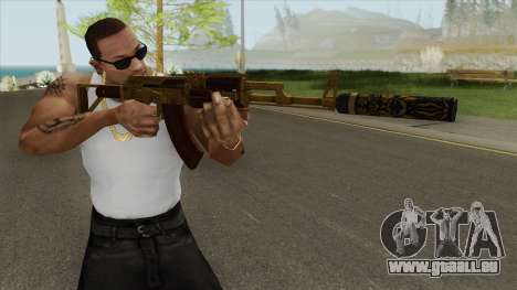 Assault Rifle GTA V Suppressor (Default Clip) für GTA San Andreas