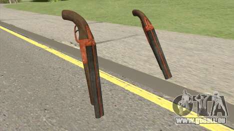 Double Barrel Shotgun GTA V (Orange) pour GTA San Andreas