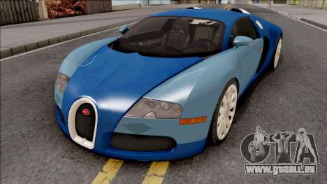 Bugatti Veyron Standart Interior für GTA San Andreas