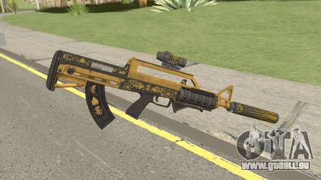 Bullpup Rifle (Three Upgrade V3) Main Tint GTA V pour GTA San Andreas