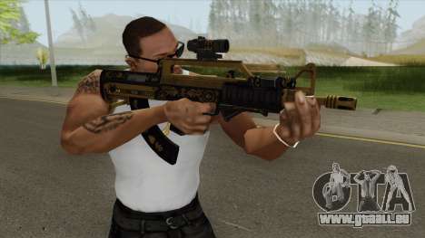 Bullpup Rifle (Three Upgrade V2) Main Tint GTA V für GTA San Andreas