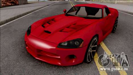Dodge Viper SRT-10 Low Poly pour GTA San Andreas