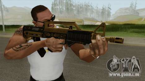 Bullpup Rifle (Grip V1) Main Tint GTA V pour GTA San Andreas