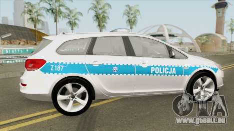 Opel Astra J (Policja KSP) pour GTA San Andreas