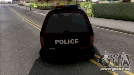 GMC Jimmy 2001 Police für GTA San Andreas