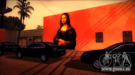 Wandbild Mona Lisa für GTA San Andreas