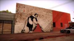 Graffiti von Banksy für GTA San Andreas