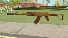 Assault Rifle GTA V Suppressor (Default Clip) für GTA San Andreas