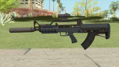 Bullpup Rifle (Three Upgrades V5) Old Gen GTA V für GTA San Andreas