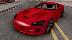 Dodge Viper SRT-10 Low Poly für GTA San Andreas