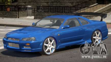 Skyline GT-R34 V1 für GTA 4