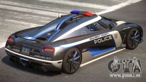 Koenigsegg Agera Police V1.1 für GTA 4