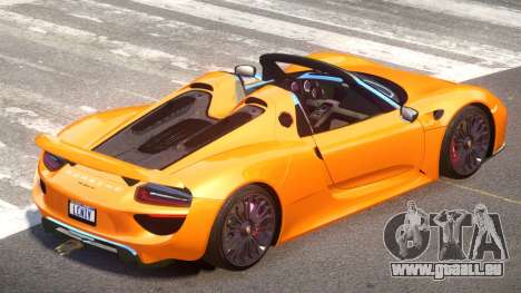 Porsche 918 Roadster V1.0 pour GTA 4