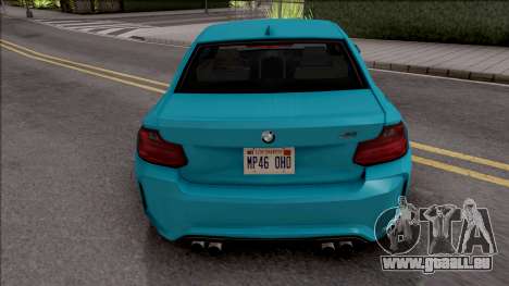 BMW M2 Competition 2018 SA Style pour GTA San Andreas