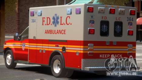 Ford F-350 Ambulance pour GTA 4