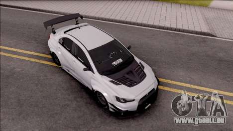 Mitsubishi Lancer Evolution X 2015 Varis Kit für GTA San Andreas