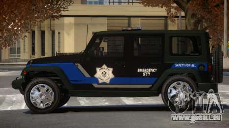 Jeep Wrangler Police V1.0 pour GTA 4