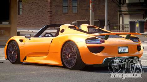 Porsche 918 Roadster V1.0 pour GTA 4