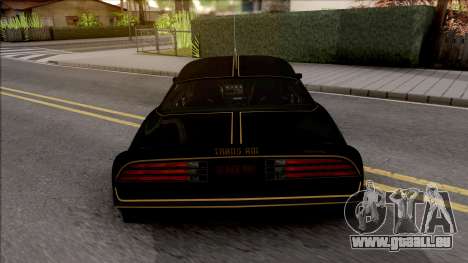 Pontiac Firebird Trans am 77 BlackOne für GTA San Andreas
