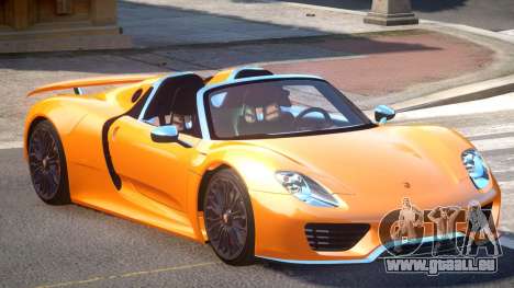 Porsche 918 Roadster V1.0 pour GTA 4