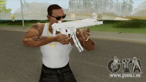 MP5 (White) für GTA San Andreas