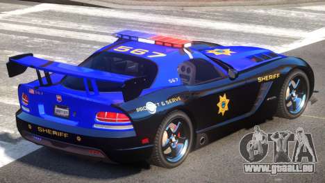 Dodge Viper SRT Police V1.0 pour GTA 4