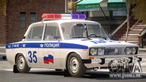 VAZ 2106 Police V1.1 pour GTA 4