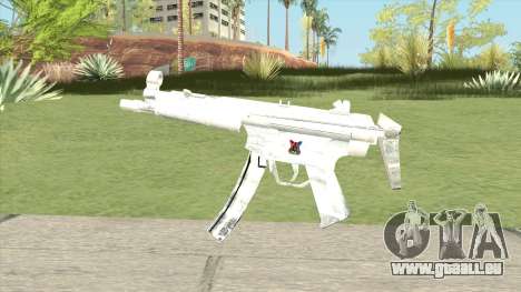 MP5 (White) pour GTA San Andreas