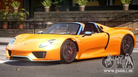 Porsche 918 Roadster V1.0 pour GTA 4