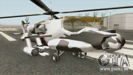 New Hunter Helicopter pour GTA San Andreas