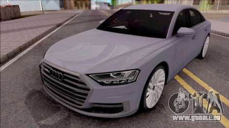 Audi A8 2018 Grey für GTA San Andreas