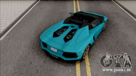 Lamborghini Aventador LP700-4 Roadster 2013 HQ pour GTA San Andreas