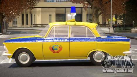 Moscvich 408 Police pour GTA 4