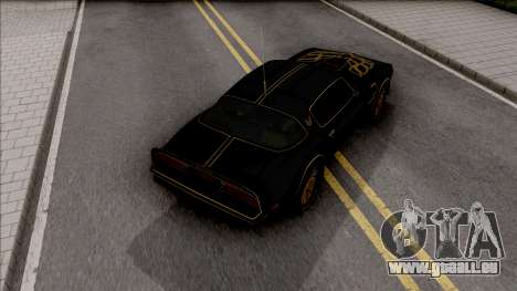 Pontiac Firebird Trans am 77 BlackOne pour GTA San Andreas