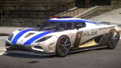 Koenigsegg Agera Police V1.3 pour GTA 4